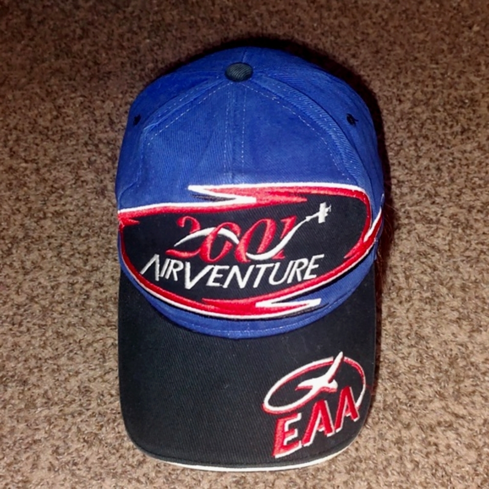 Vintage Design Dynamix 2001 AirVenture Embroidered Snap-on Hat